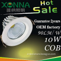 0-100% dimmable 10W led down light with CE and Rohs